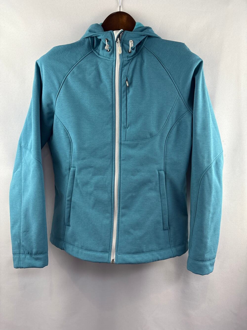 Women’s Kirkland Signature Medium Teal Rain Jacket
